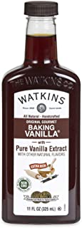 atkins All Natural Original Gourmet Baking Vanilla, with Pure Vanilla Extract, 11 ounces Bottle, 1 Count (Packaging May Vary)